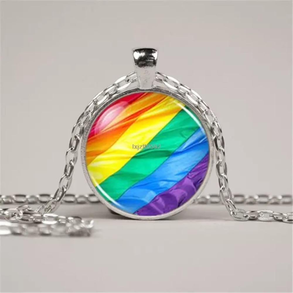 🌈FREE🌈 with any LGBTQ purchase.  Rainbow Pride Pendant Necklace
